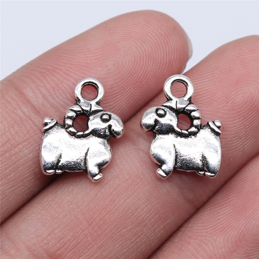 Vintage Urban Fashion - 10개 11x14mm 앤틱 실버 컬러 양