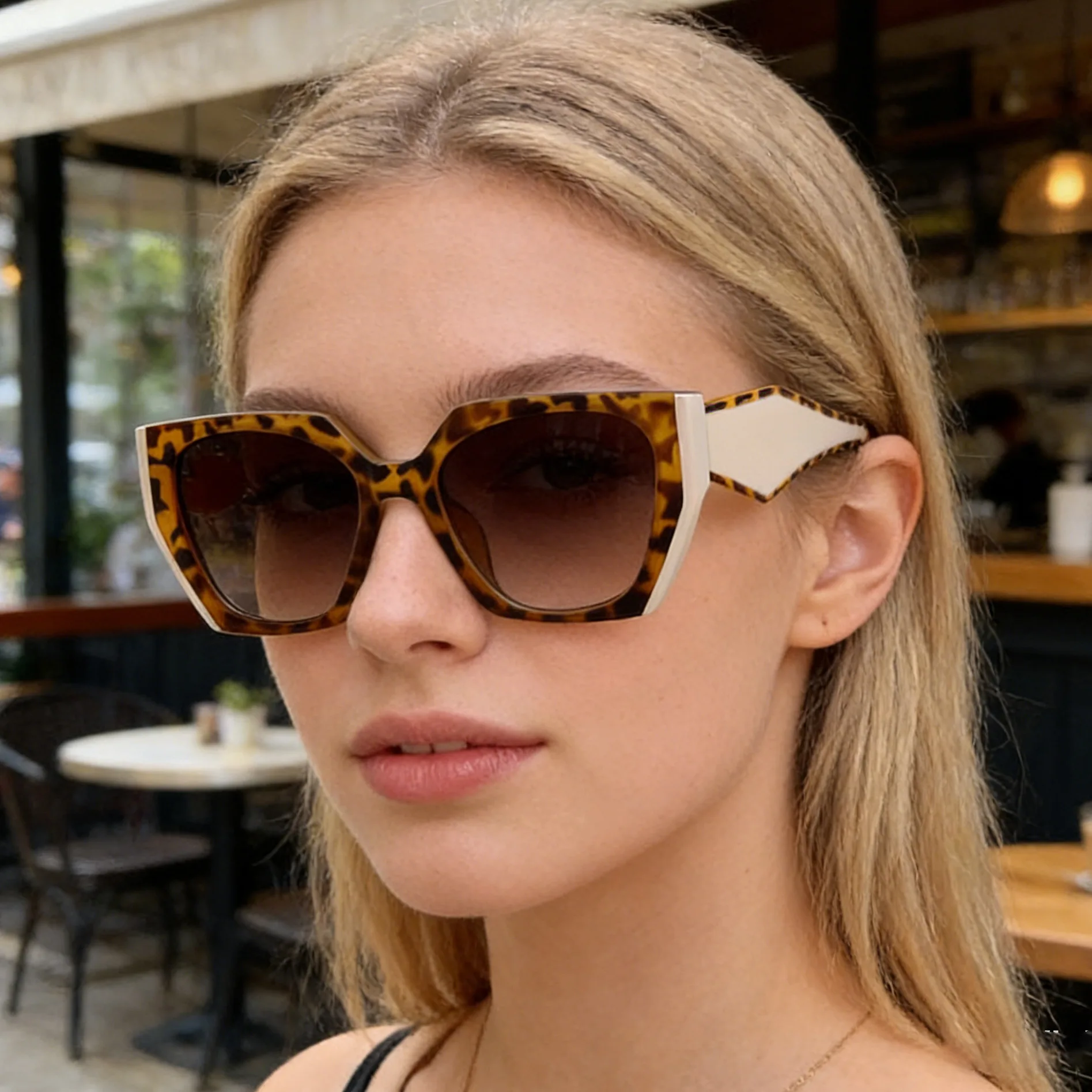 Vintage Fashion Glasses - 2026 신상 여성용 풀프레임 캣아이 선글라스,