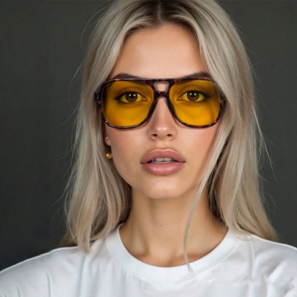 Vintage Fashion Glasses - 새로운 빈티지 클래식 디자이너 더블 브리지