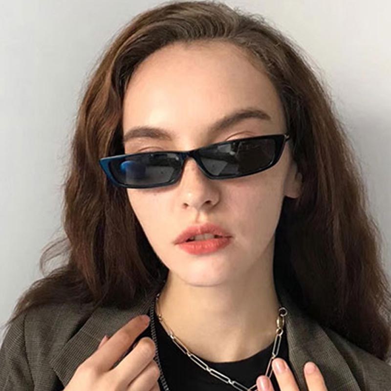 Vintage Fashion Glasses - 작은 직사각형 선글라스 패션 여성 레트로