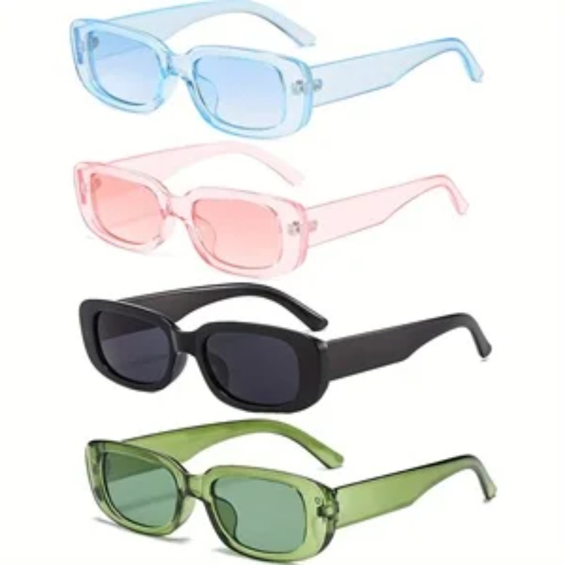 1/4pcs 새로운 작은 사각형 선글라스 여성 남성 유 - Vintage Fashion Glasses 리뷰 및 가격