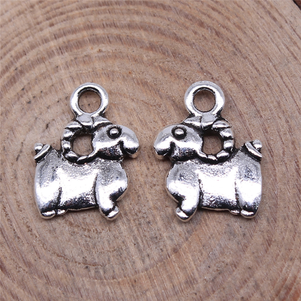 10개 11x14mm 앤틱 실버 컬러 양 참 펜던트 D - Vintage Urban Fashion 리뷰 및 가격