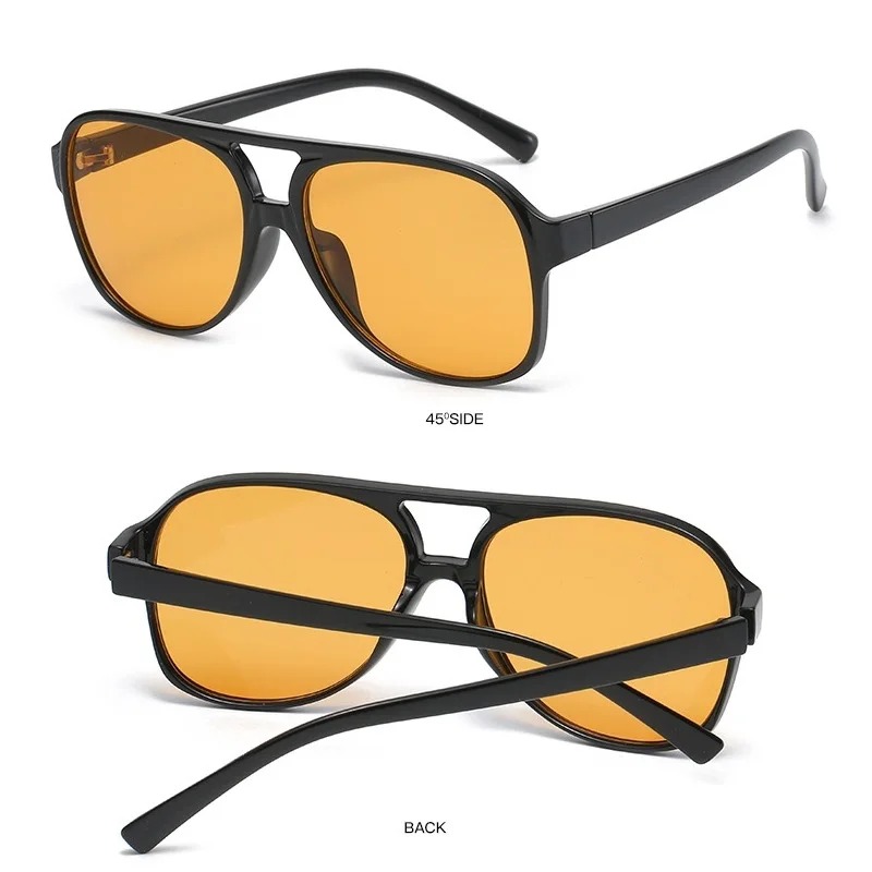 남성용 여성용 레트로 선글라스 대형 프레임 클래식 90 - Vintage Fashion Glasses 리뷰 및 가격
