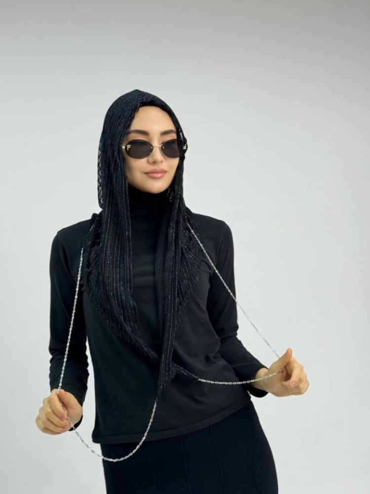 새로운 두바이 후드 히잡 진주 끈 빈티지 헤드스카프 실 - Vintage Fashion Hijab 리뷰 및 가격