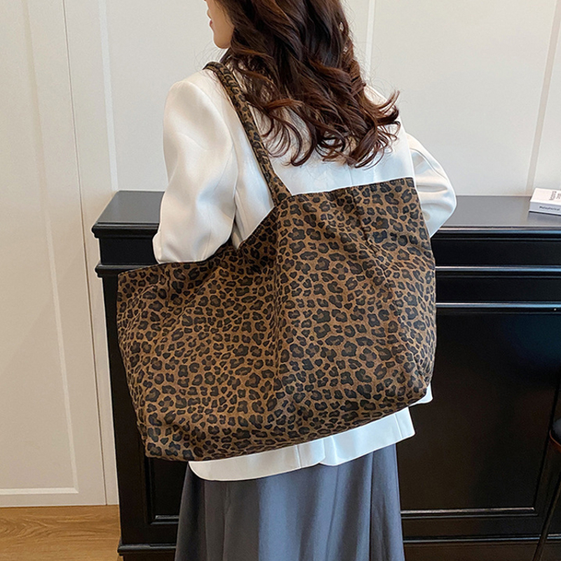 여성 레오파드 프린트 토트백 Y2K 빈티지 나일론 대용 - Vintage Fashion Shop 리뷰 및 가격