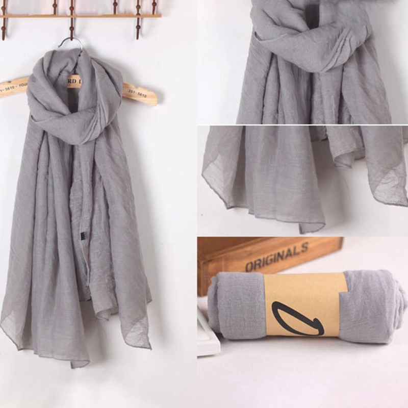 2020 패션 새로운 16 색 여성 롱 스카프 랩 스카 - Vintage Fashion Hijab 리뷰 및 가격