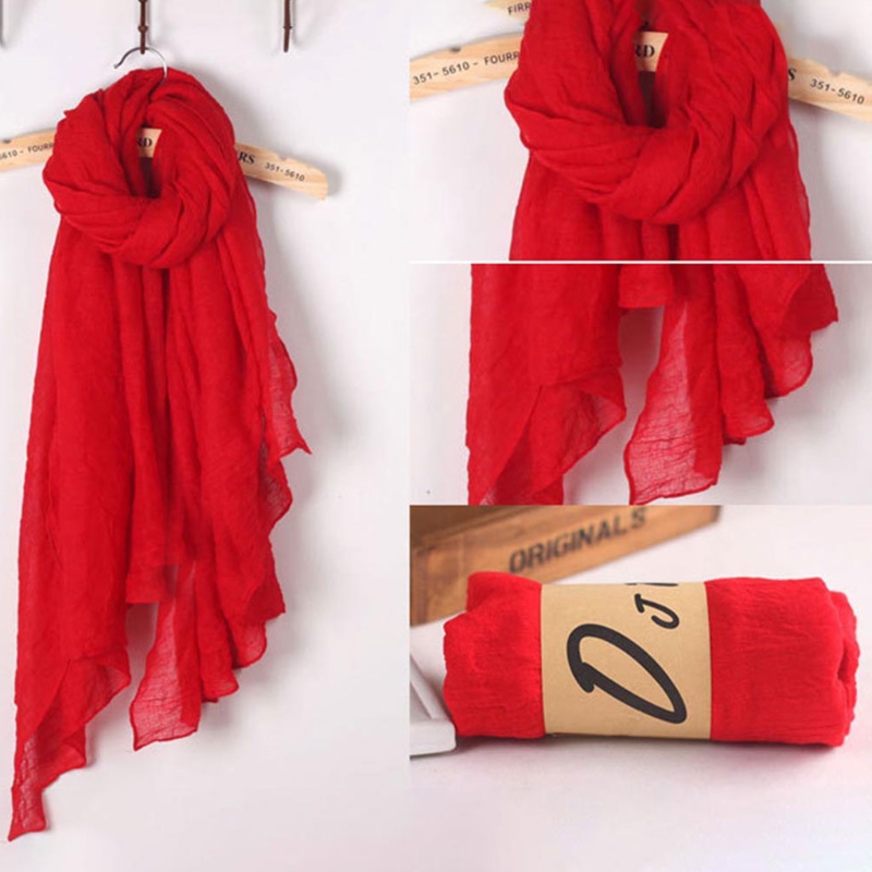 2020 패션 새로운 16 색 여성 롱 스카프 랩 스카 - Vintage Fashion Hijab 리뷰 및 가격