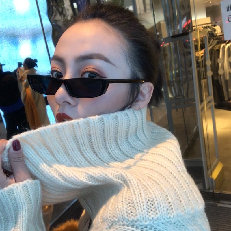작은 직사각형 선글라스 패션 여성 레트로 작은 프레임  - Vintage Fashion Glasses 리뷰 및 가격