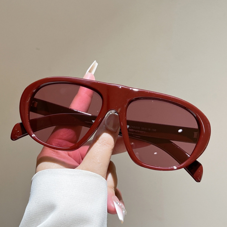 새로운 오버사이즈 파일럿 선글라스 여성 남성 빈티지 브 - Vintage Fashion Glasses 리뷰 및 가격