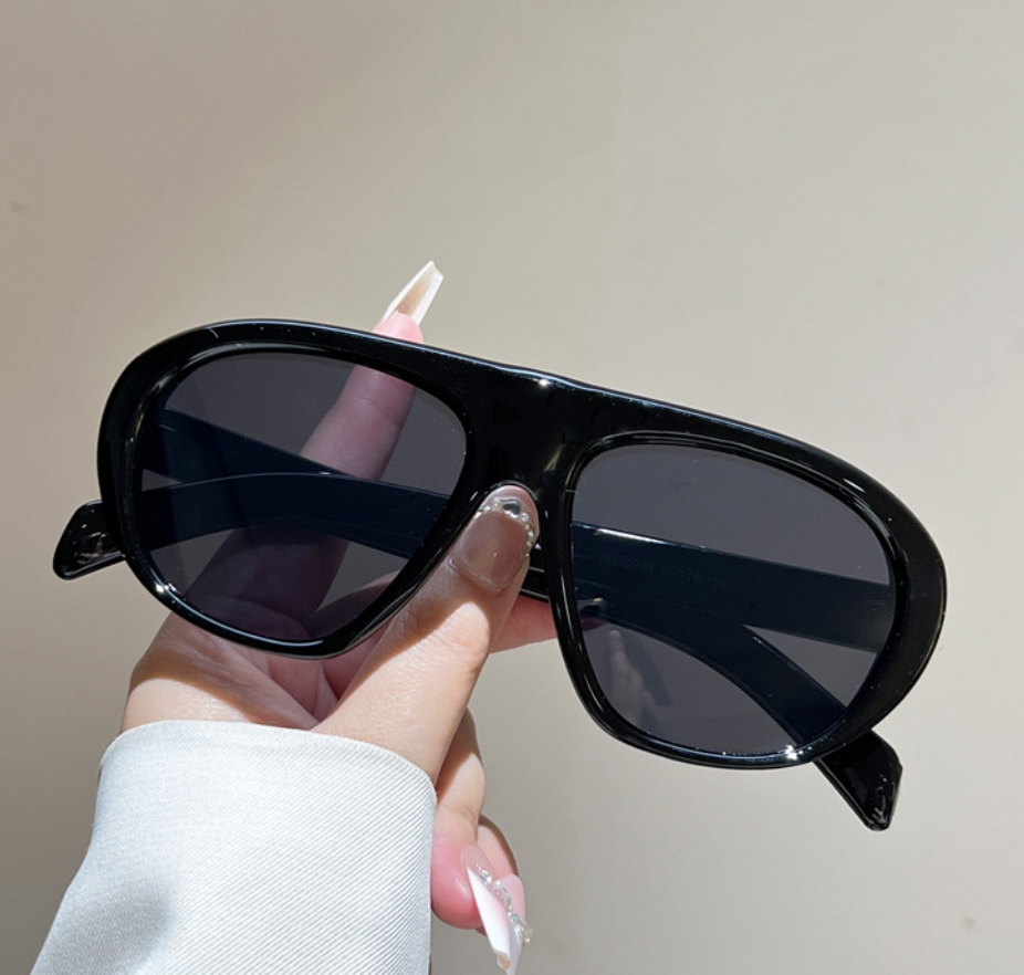 새로운 오버사이즈 파일럿 선글라스 여성 남성 빈티지 브 - Vintage Fashion Glasses 리뷰 및 가격